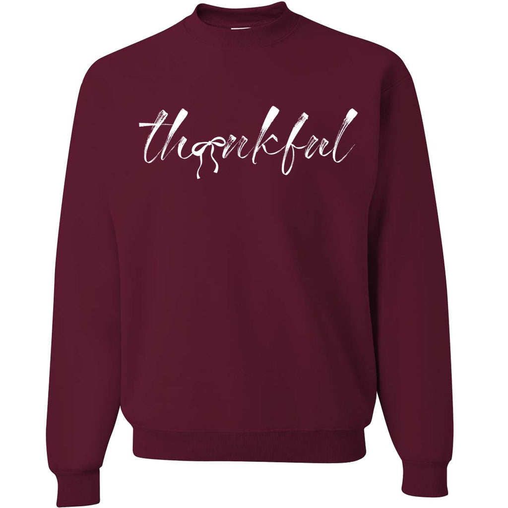 Brushstroke Thankful Sweatshirt