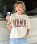 Checkerboard Mama Tee