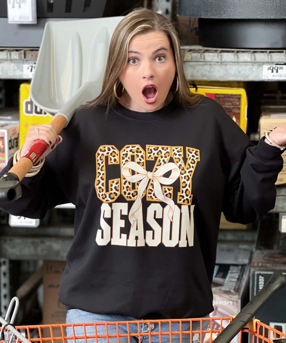 Leopard Cozy Season Sweatshirt