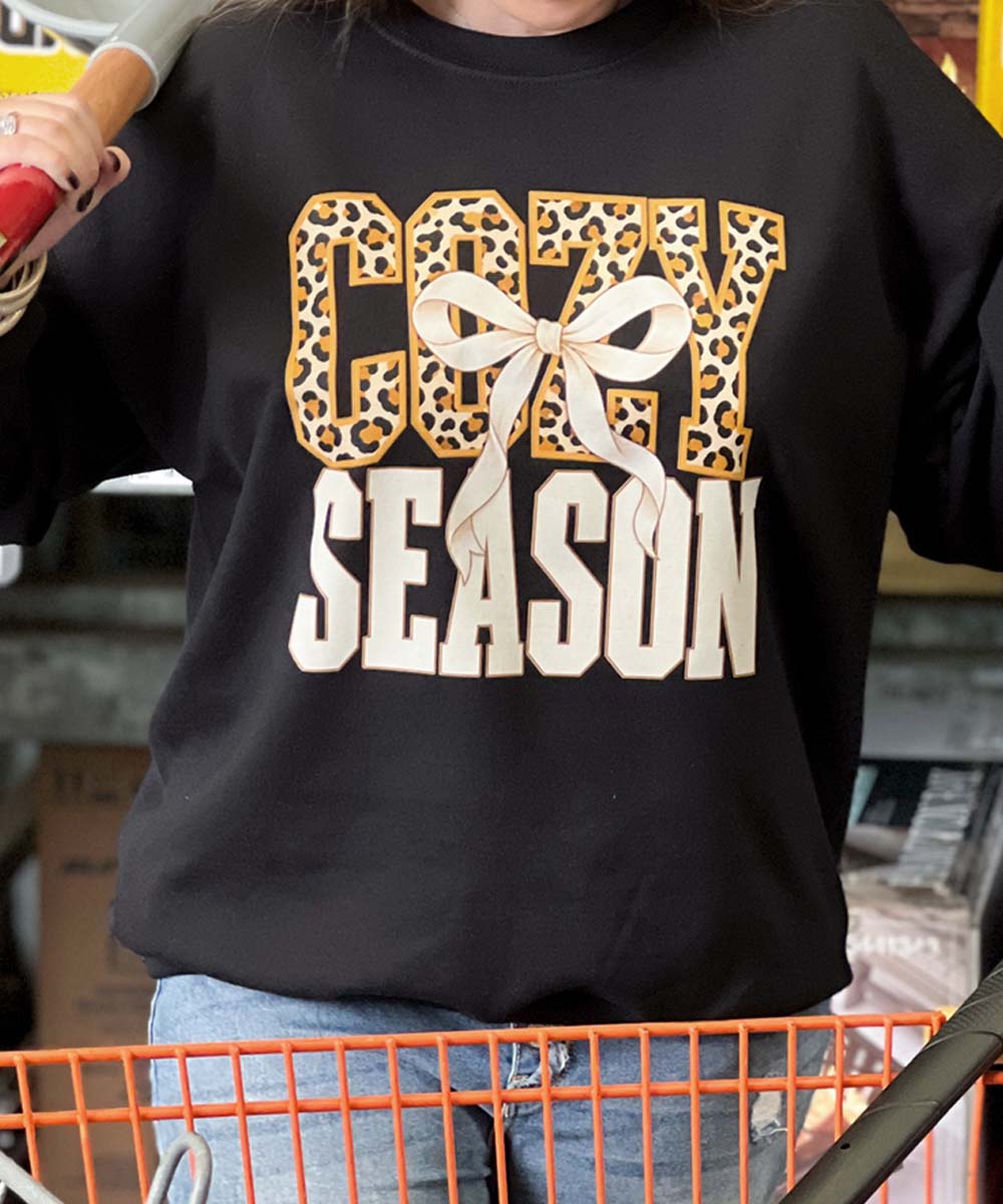Leopard Cozy Season Sweatshirt