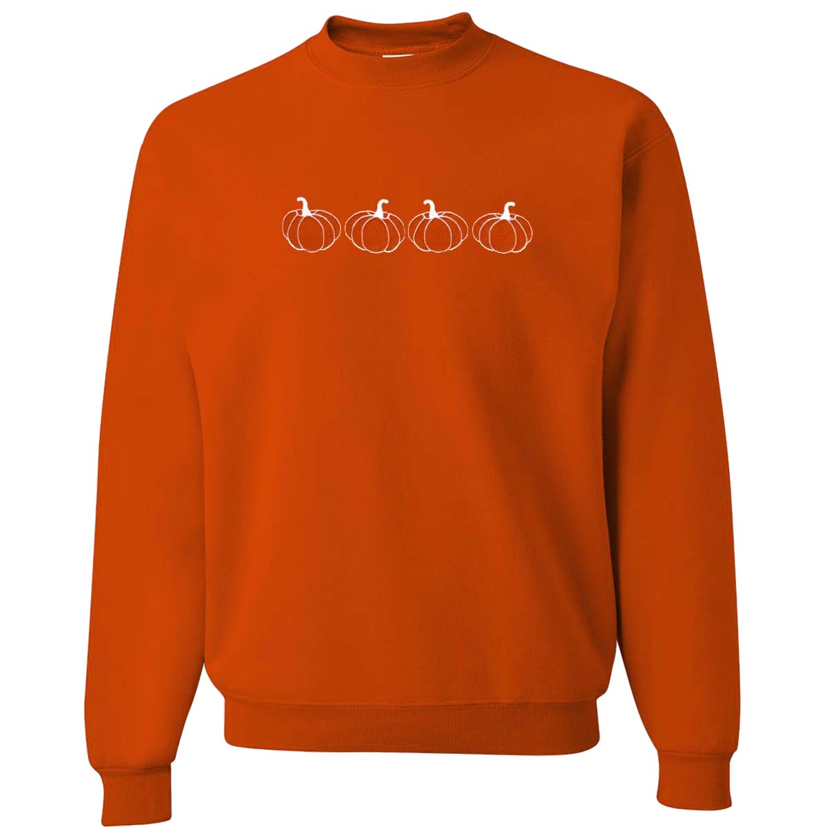 Embroidered Pumpkins Sweatshirt