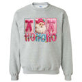 Faux Yarn Ho Ho Ho Sweatshirt